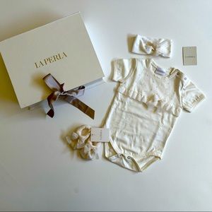 La Perla New Born 3 Pieces Gift Set